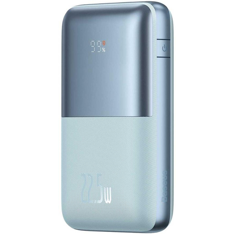 Powerbank BASEUS Bipow Pro Digital Display 20000mAh PD 22.5W Blue (PPBD030003/PPBD2-2022) Комплектация  кабель USB - USB Type-C 0.30 метра