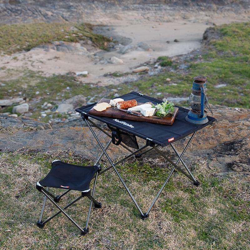Стіл NATUREHIKE NH20JJ020 L Black (6927595763421) Матеріал каркасу алюміній