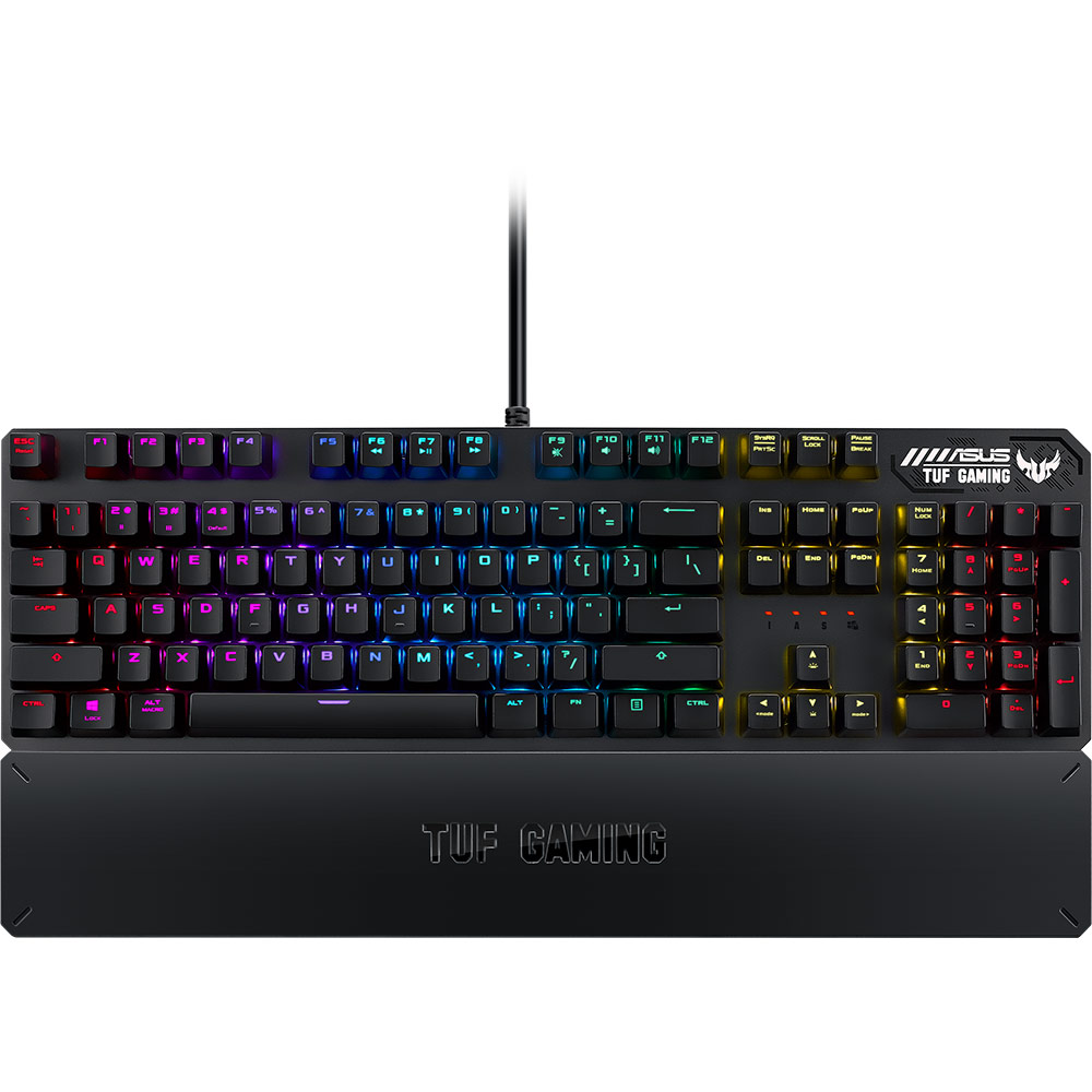 Клавіатура ASUS TUF Gaming K3 RGB Kailh RD USB UA Black (90MP01Q0-BKMA00)