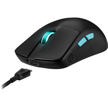 Мышь ASUS ROG Harpe Ace Aim Lab Edition USB/WL/BT Black (90MP02W0-BMUA00)