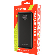 Powerbank CANYON 20000mAh PB-2002 PD Black (CNE-CPB2002B)
