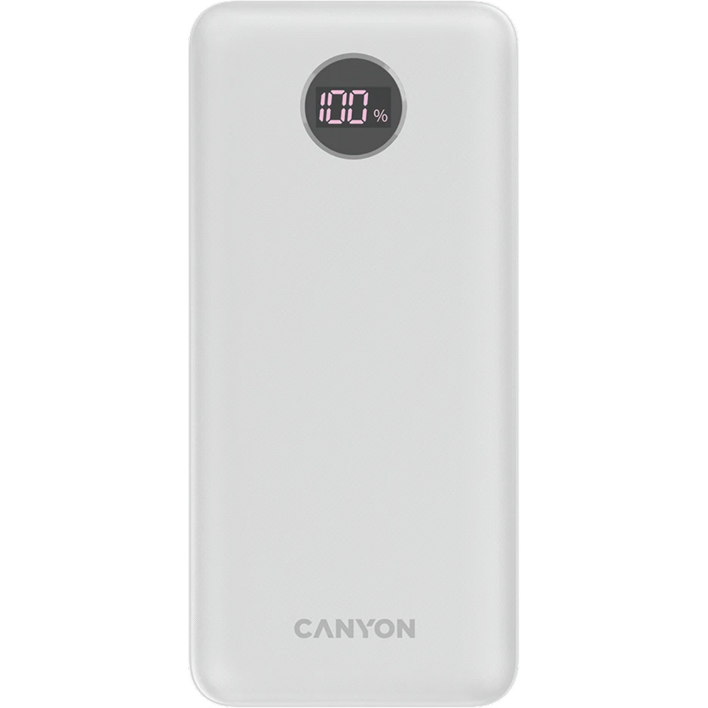 Powerbank CANYON 20000mAh PB-2002 PD White (CNE-CPB2002W) Powerbank CANYON 20000mAh PB-2002 PD White (CNE-CPB2002W)