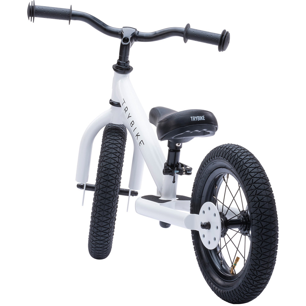 Беговел TRYBIKE TBS-2-WHT Диаметр колеса 12" (рост до 100 см)