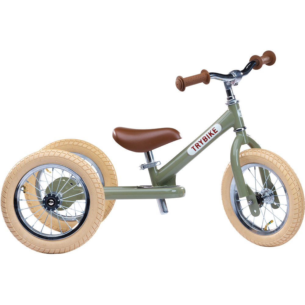 Фото Біговел TRYBIKE TBS-2-GRN-VIN + TBS-100-TKV (TBS-3-GRN-VIN)