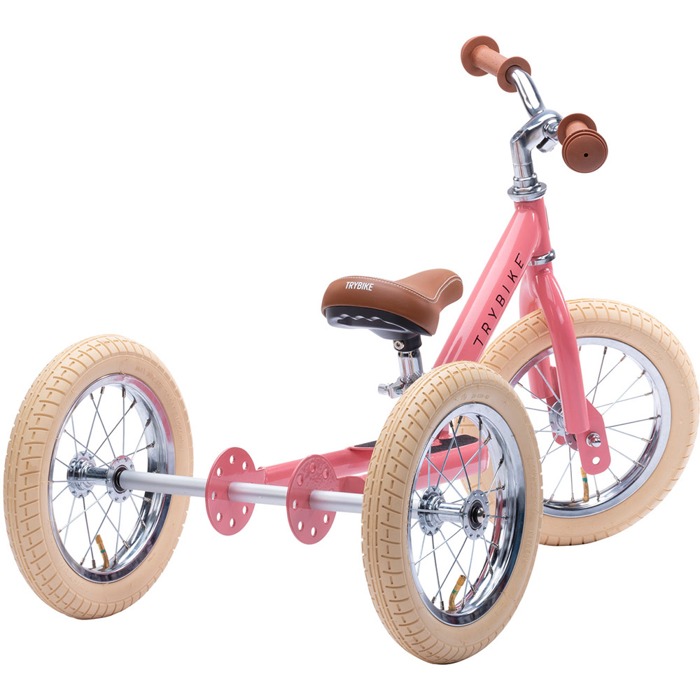 Фото Беговел TRYBIKE TBS-2-PNK-VIN + TBS-100-TKV (TBS-3-PNK-VIN)