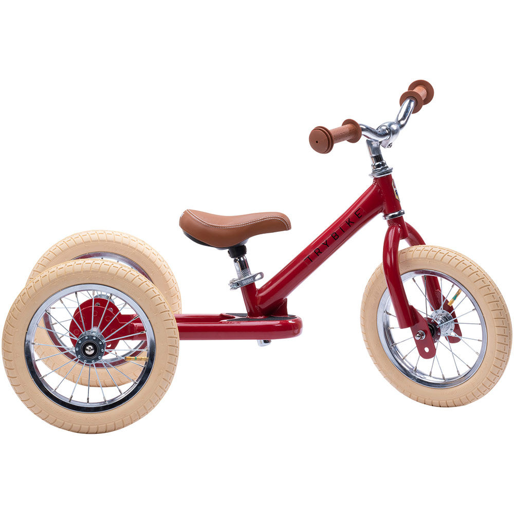 Беговел TRYBIKE TBS-2-RED-VIN + TBS-100-TKV (TBS-3-RED-VIN) Материал рамы сталь