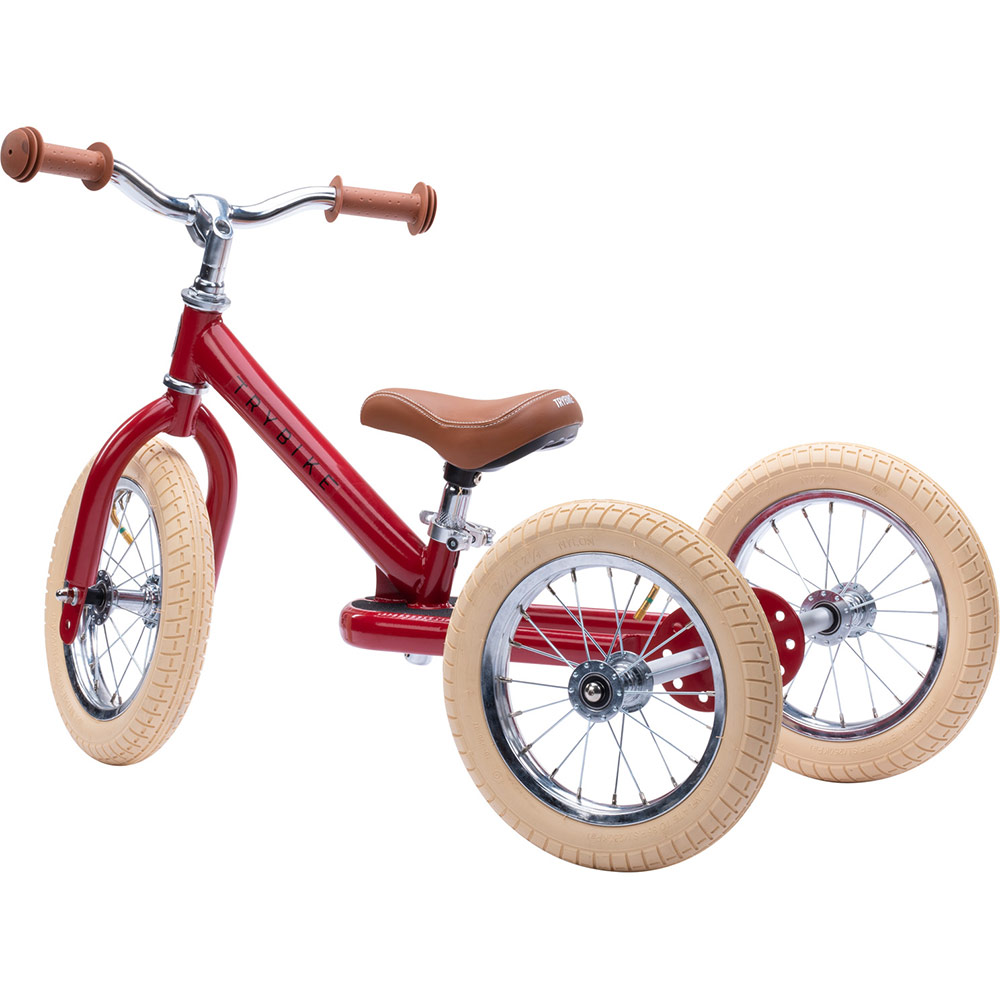 Фото Беговел TRYBIKE TBS-2-RED-VIN + TBS-100-TKV (TBS-3-RED-VIN)