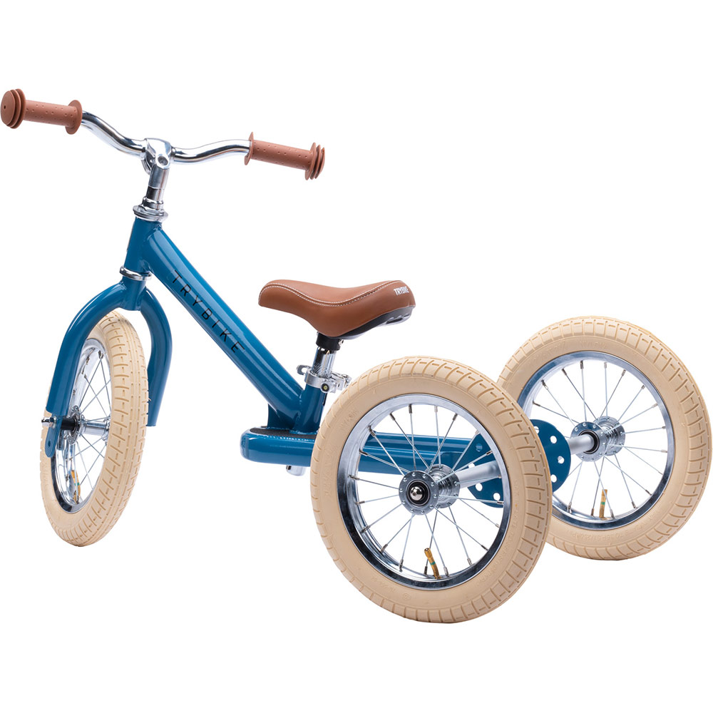 Зовнішній вигляд Біговел TRYBIKE TBS-2-BLU-VIN + TBS-100-TKV (TBS-3-BLU-VIN)