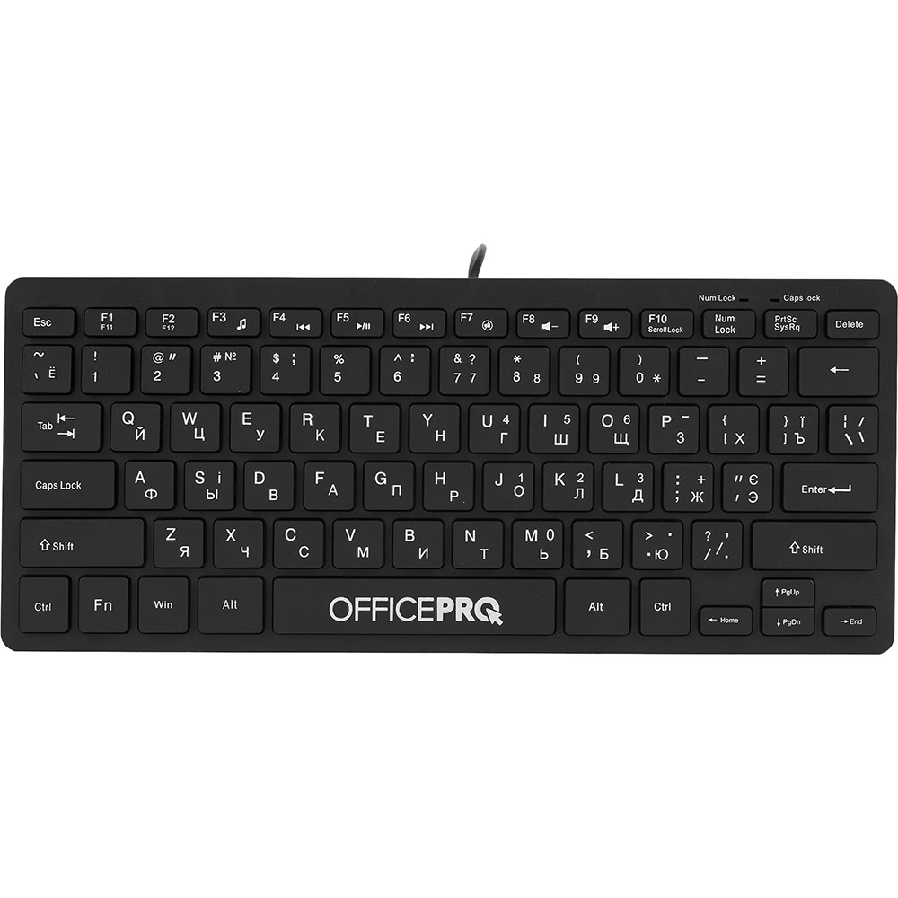 Клавіатура OFFICEPRO USB Black (SK240)