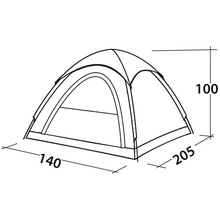 Намет EASY CAMP Comet 200 Rustic Green (120404)