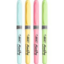 Набор маркеров перманентных BIC Highlighter Grip Pastel 4шт (964859)