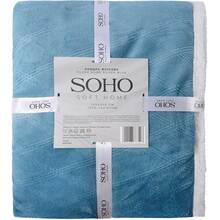 Ковдра SOHO флісова 150*200 см Plush hugs Silver blue (1223К)