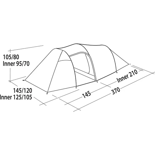 Изображение Палатка EASY CAMP Magnetar 200 Rustic Green (120414)