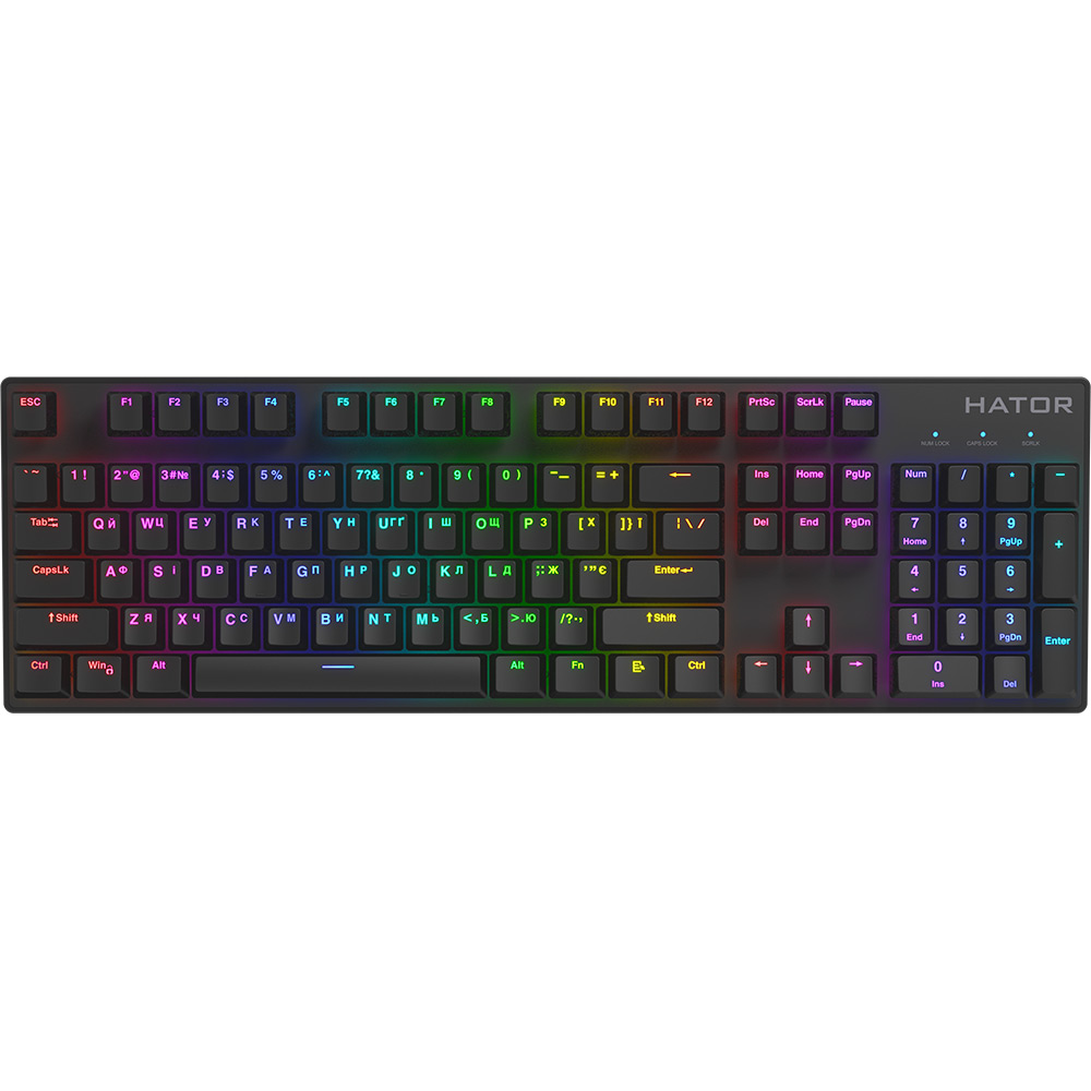 Клавіатура HATOR Starfall RGB Premium Green swich (HTK-598)