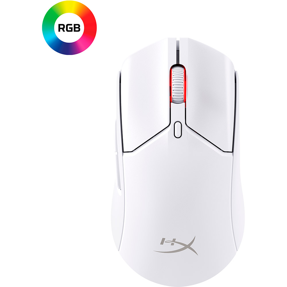 Внешний вид Мышь HYPERX Pulsefire Haste 2 Wireless White (6N0A9AA)