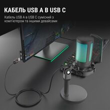 Мікрофон FIFINE Ampligame A6 RGB