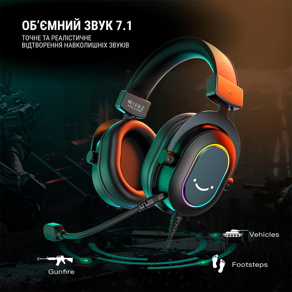 В Украине Гарнитура FIFINE H6 RGB Black