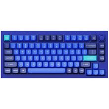 Клавиатура KEYCHRON Q1 84 Key QMK Gateron Phantom Silver Hot-Swap RGB Knob ENGLISH Blue (Q1O5_KEYCHRON)