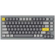 Клавиатура KEYCHRON Q1 84 Key QMK Gateron Phantom Yellow Hot-Swap RGB Knob ENGLISH Grey (Q1N4_KEYCHRON)