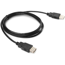 Кабель VINGA USB 2.0 AM/AF 3.0m (VCPUSBAMAF3BK)