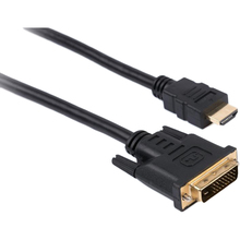 Кабель VINGA HDMI to DVI 24+1 5.0m (VCPHDMIDVI5)