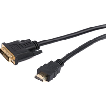 Кабель VINGA HDMI to DVI 24+1 5.0m (VCPHDMIDVI5)