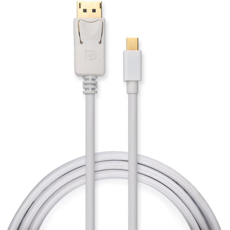 Кабель VINGA Mini Display Port to Display Port 1.8m 4K White (VCPMDPDP1.8WH)