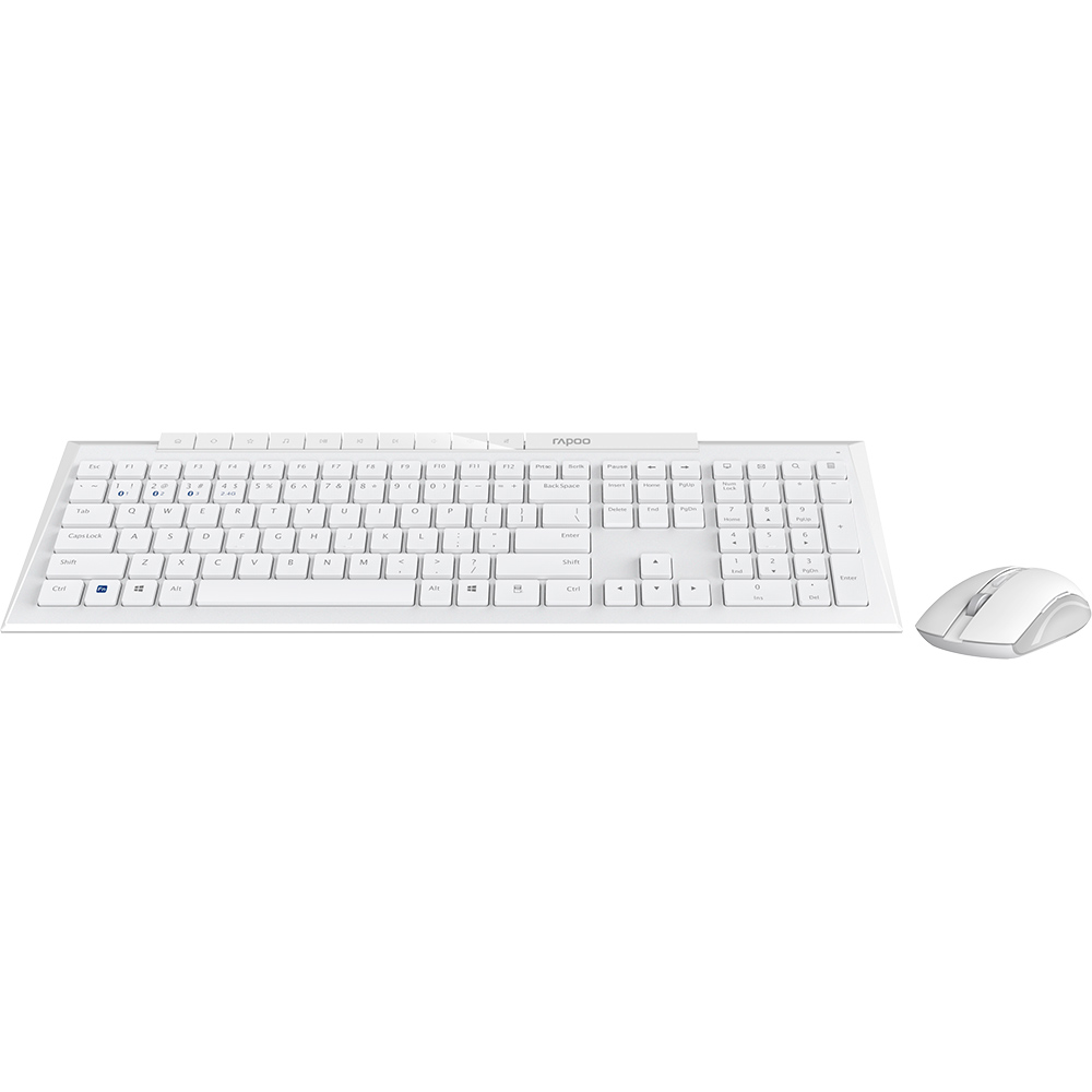 Комплект RAPOO 8210M Wireless White (8210М White) Клас мультимедійна