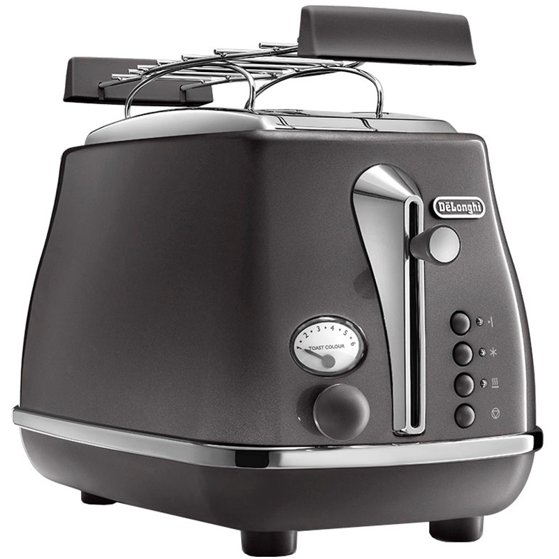 Тостер DELONGHI CTOT 2103 GY Мощность 900