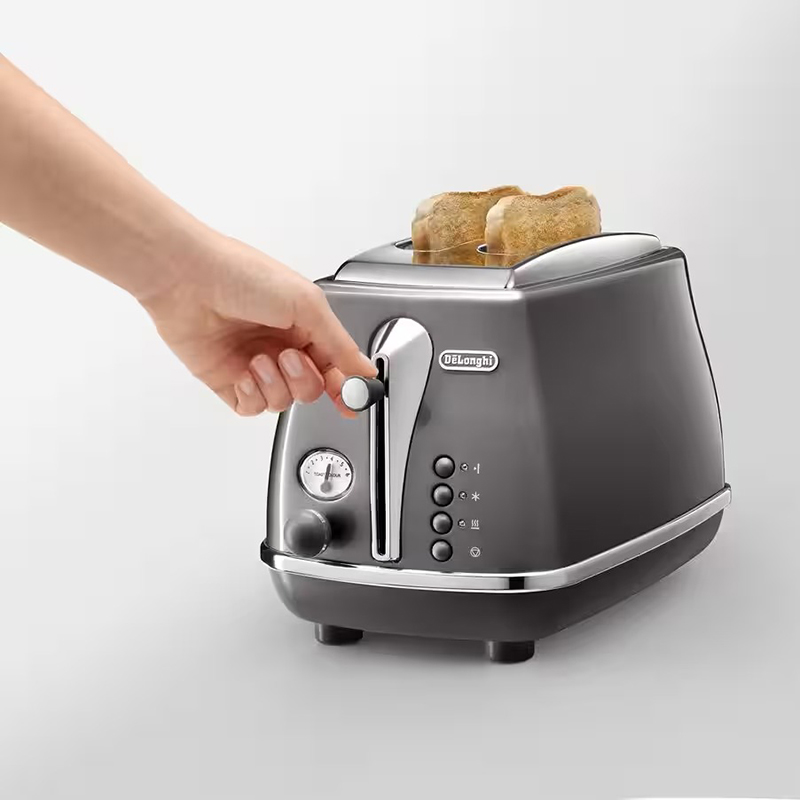 Тостер DELONGHI CTOT 2103 GY Функції підігрів булочок