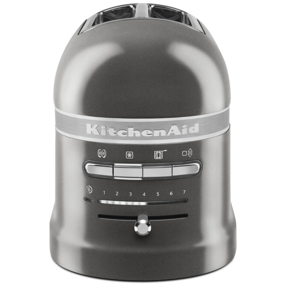 Тостер KITCHENAID Artisan 5KMT2204EMS Silver Medallion Кількість ступенів підсмаження 7