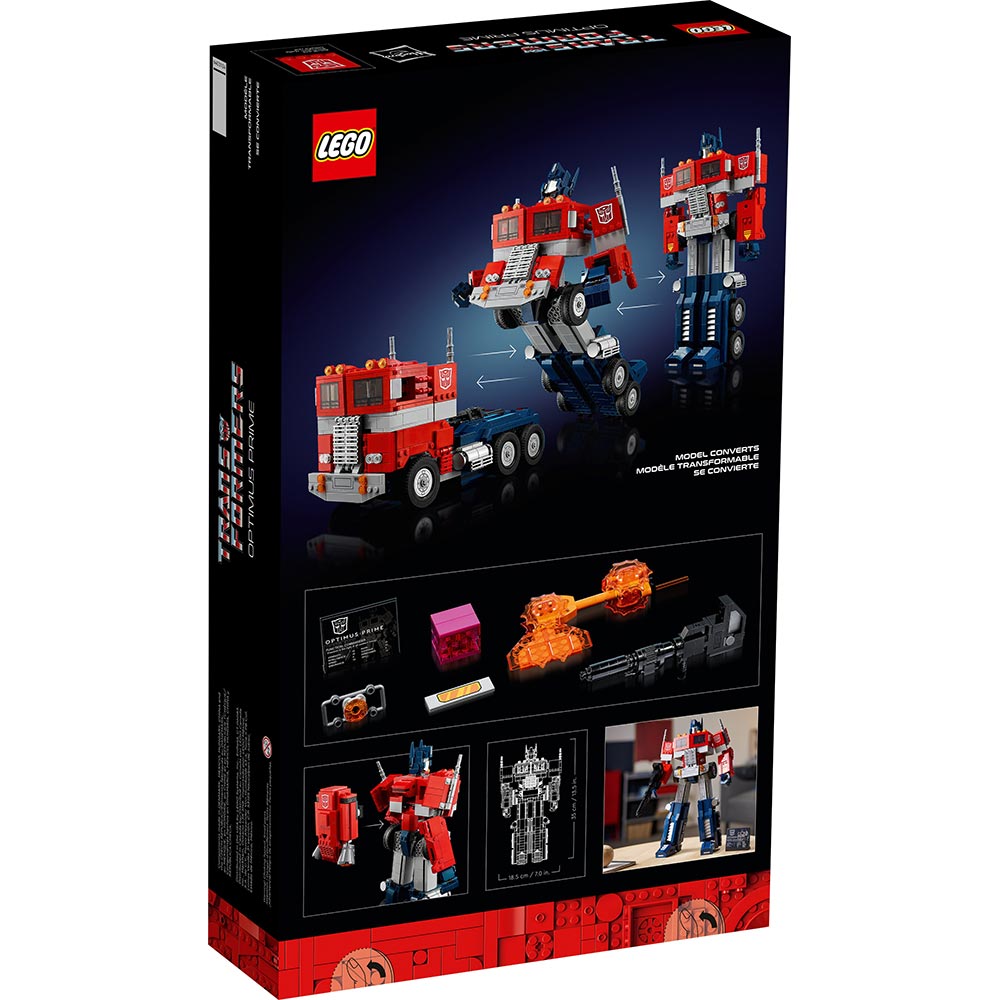 Фото Конструктор LEGO Icons Optimus Prime (10302)