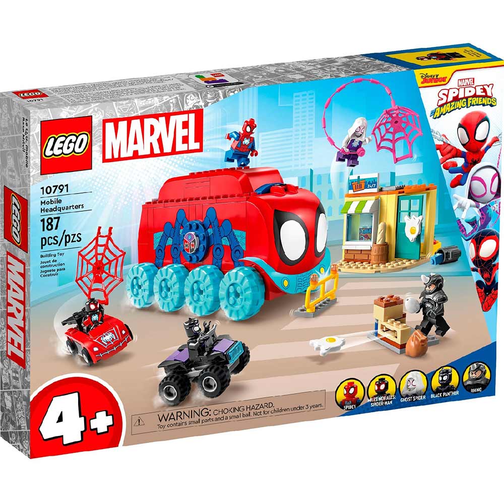 Конструктор LEGO Marvel Мобільна штаб-квартира команди Павука (10791-)