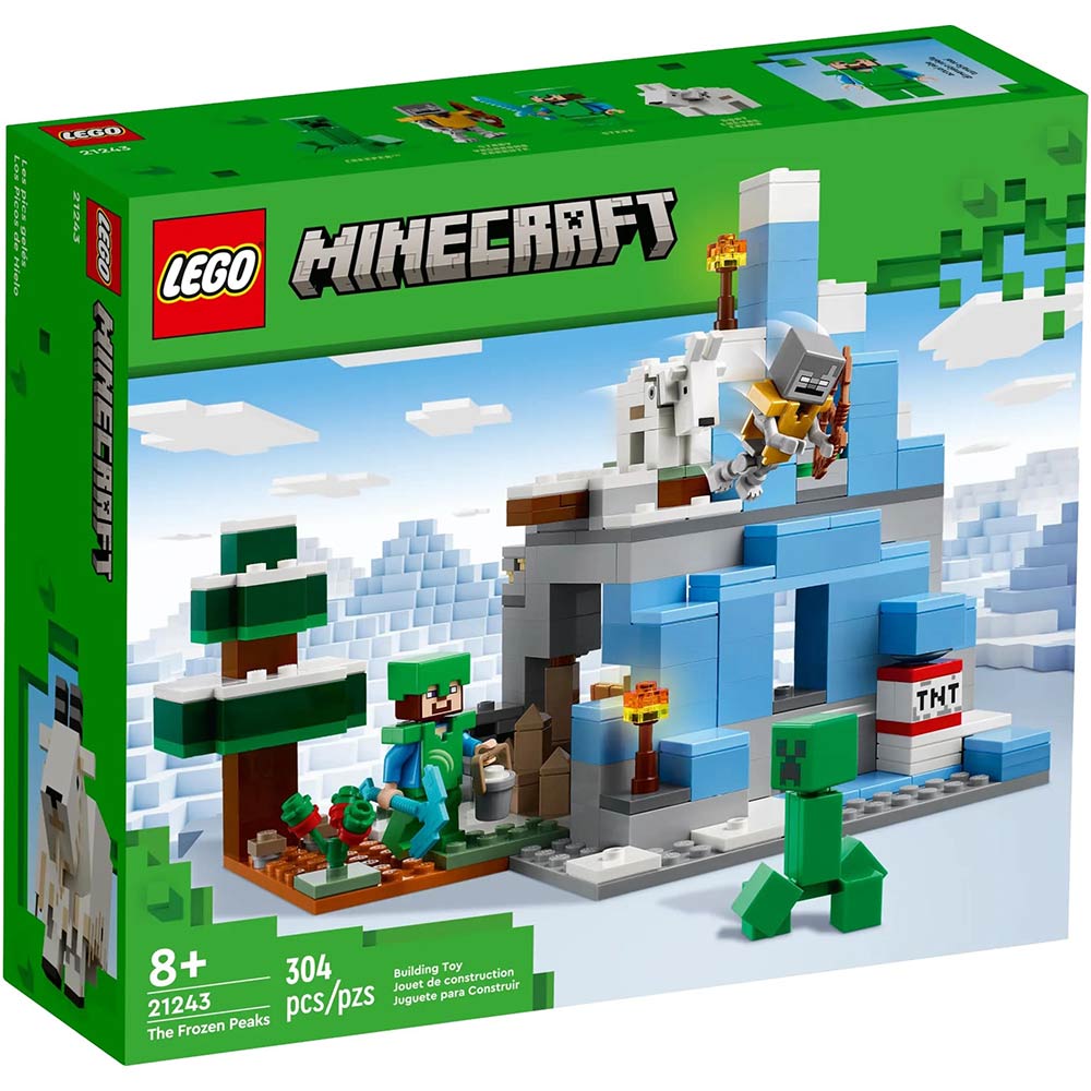 Конструктор LEGO Minecraft Замерзлі піки (21243-)