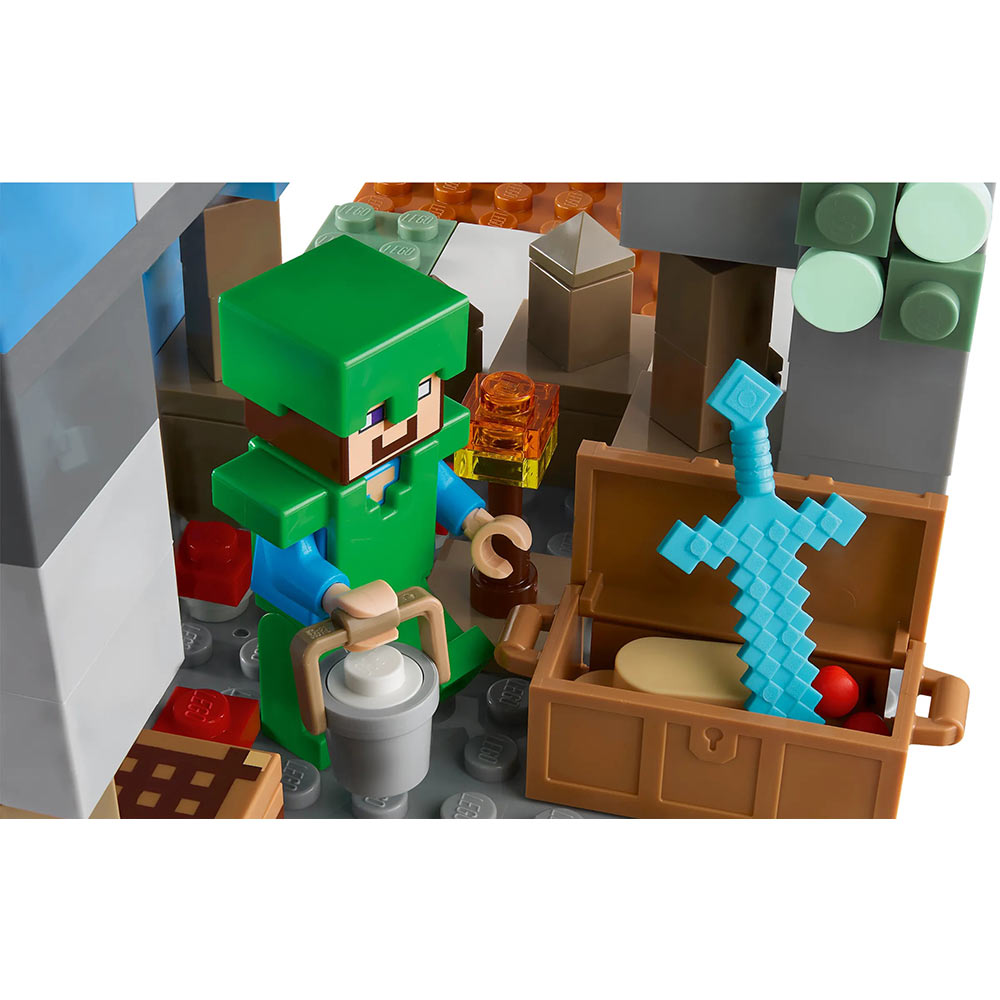 Замовити Конструктор LEGO Minecraft Замерзлі піки (21243-)