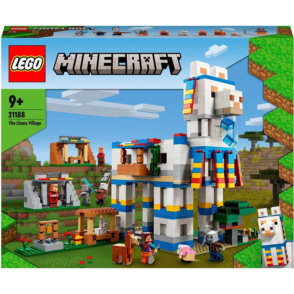 У Фокстрот Конструктор LEGO Minecraft Село Лами (21188)