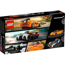 Конструктор LEGO Speed Champions McLaren Solus GT і McLaren F1 LM (76918)