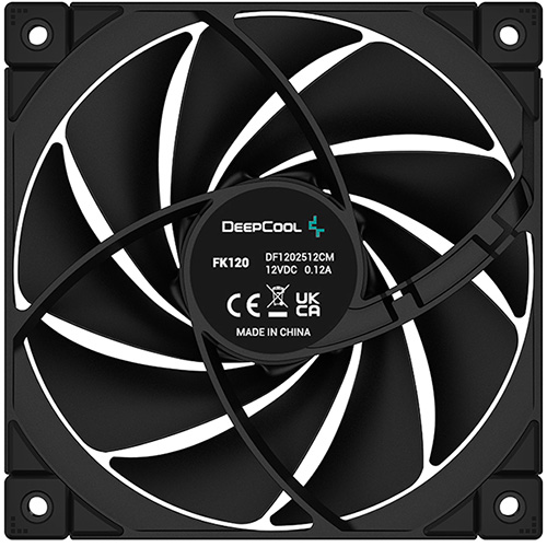 Набор кулеров корпусных DEEPCOOL FK120-3 IN 1 Black (R-FK120-BKNPF3-G-1) Подшипник гидродинамический