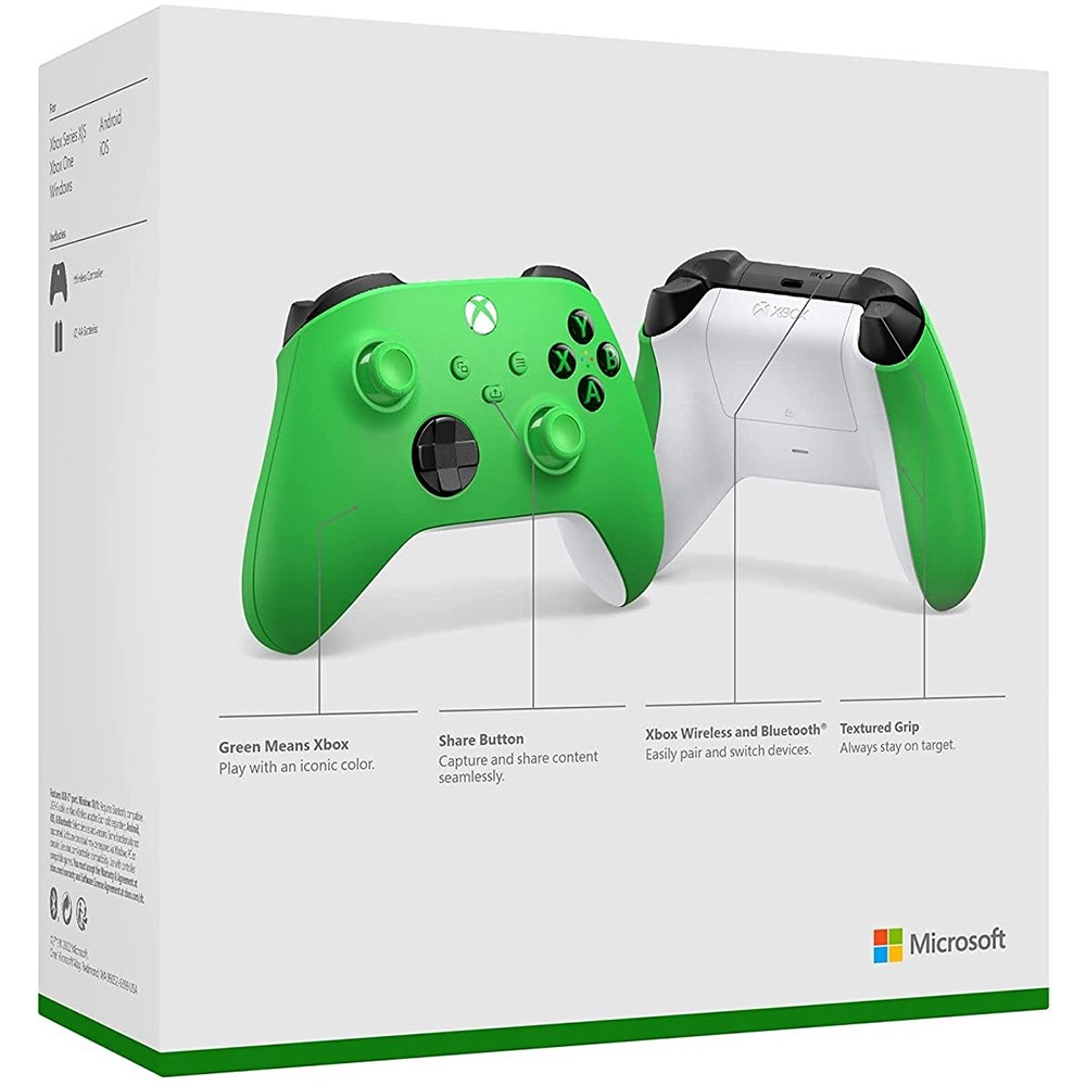 Фото Геймпад Microsoft Xbox Wireless Green (889842896480)