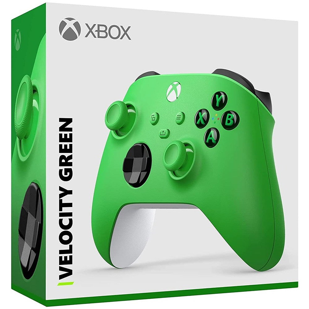 Зовнішній вигляд Геймпад Microsoft Xbox Wireless Green (889842896480)