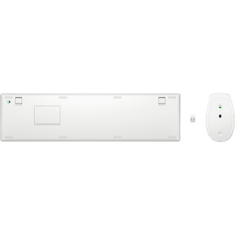 Комплект HP 650 Wireless Combo White (4R016AA) Комплектация клавиатура+мышь