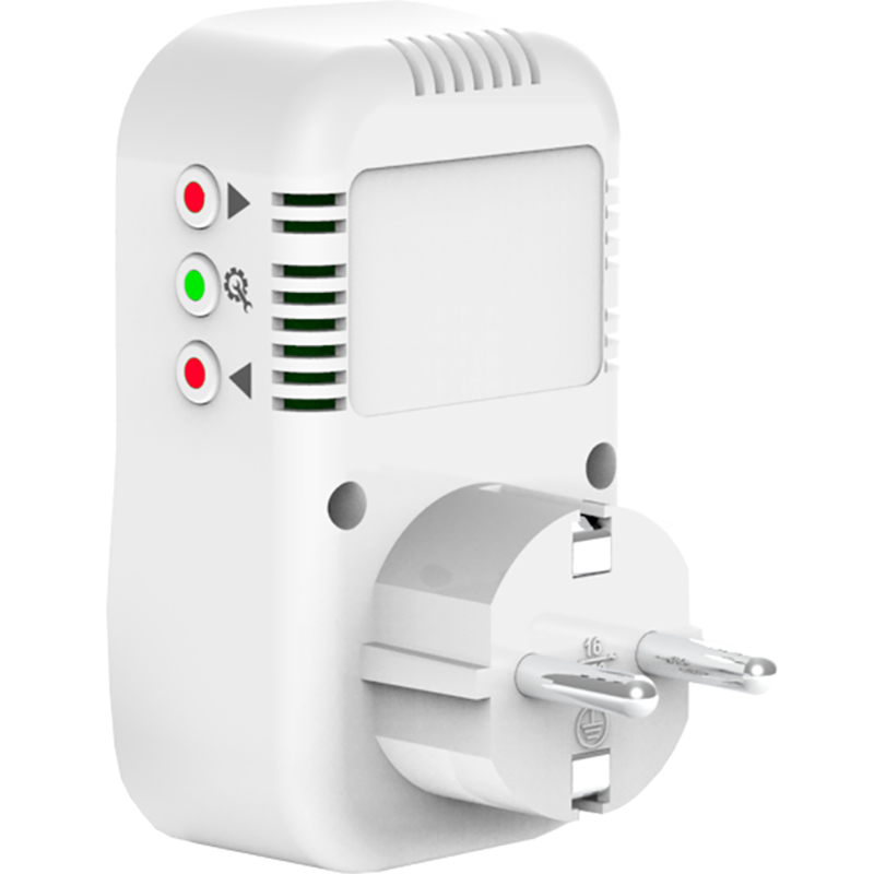 Реле напруги COLORWAY DS1 16A/3680W White (CW-VR16-01D) Максимальна потужність 3.68