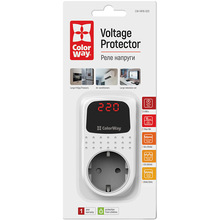 Реле напруги COLORWAY DS2 16A/3680W White (CW-VR16-02D)