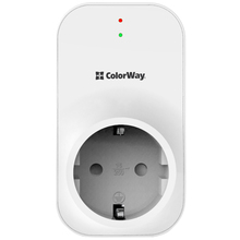 Реле напруги COLORWAY LED1 16A/3680W 165V/260V White (CW-VR16-03L)