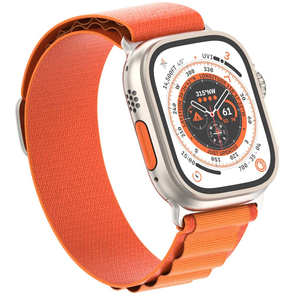 Ремінець ArmorStandart Alpina Band для Apple Watch 42 (Series 11-10)/41/40/38 Orange (ARM64978) Сумісність за моделлю Apple Watch Series 7 41 мм