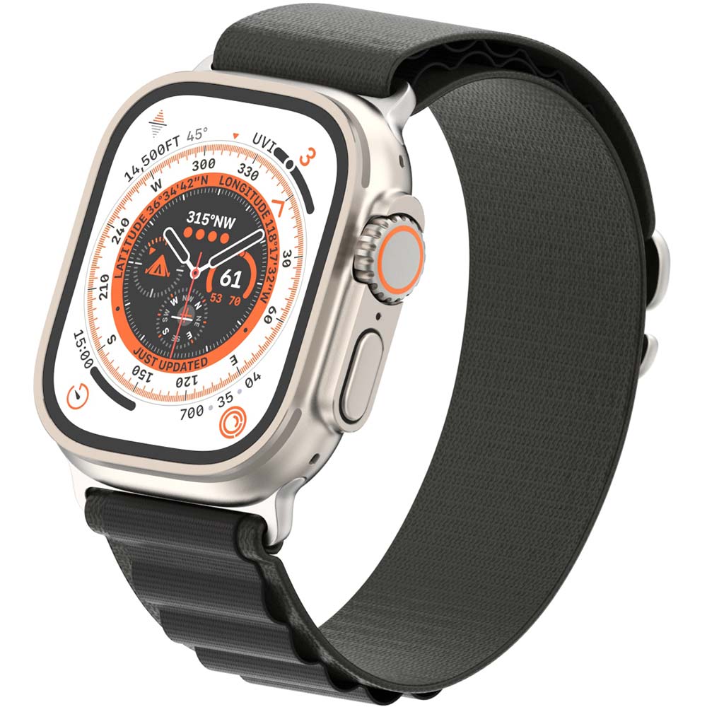 Ремешок ARMORSTANDART Alpina Band для Apple Watch All Series 42/44/45mm Black (ARM64977) Совместимость по модели Apple Watch Series 7 45 мм