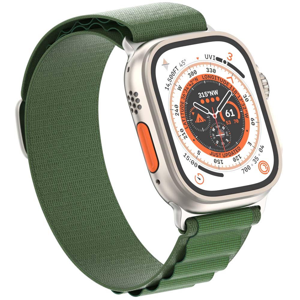 Ремешок ARMORSTANDART Alpina Band для Apple Watch All Series 42/44/45mm Green (ARM64981) Совместимость по модели Apple Watch