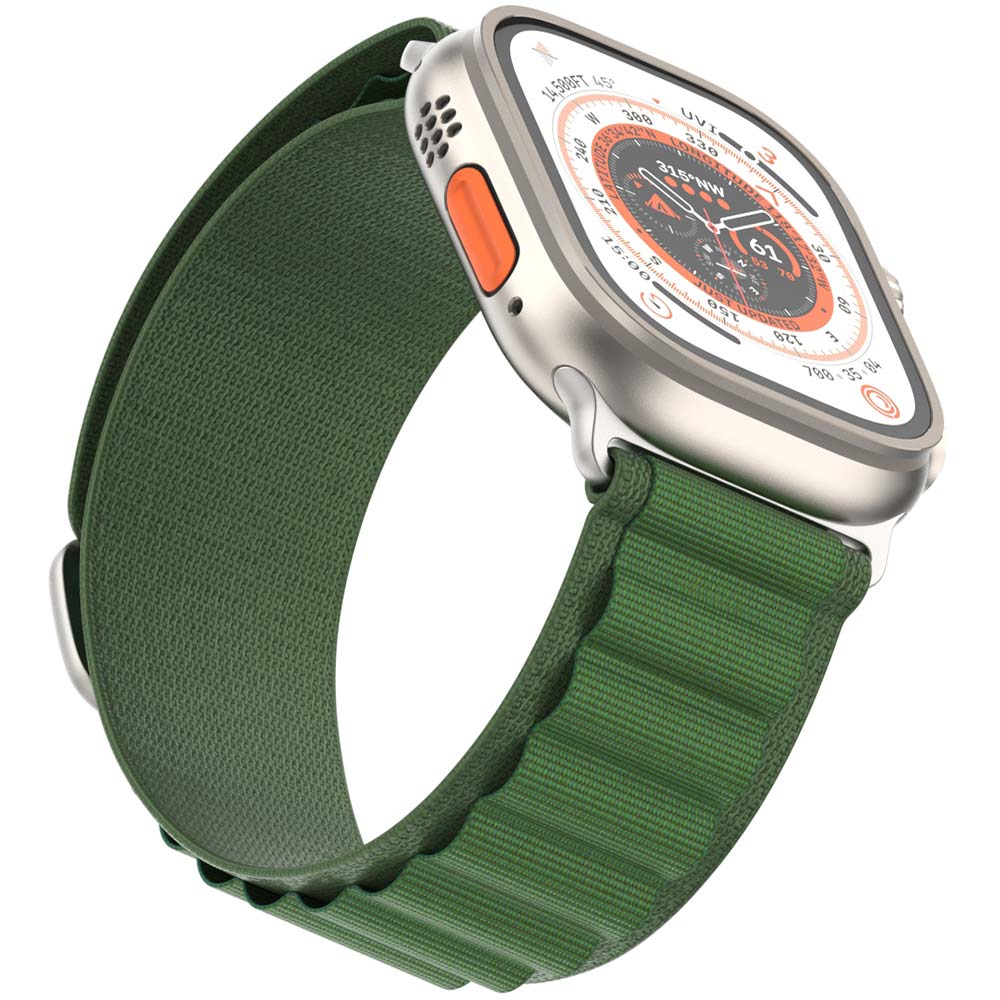 Ремешок ARMORSTANDART Alpina Band для Apple Watch All Series 42/44/45mm Green (ARM64981) Тип ремешок