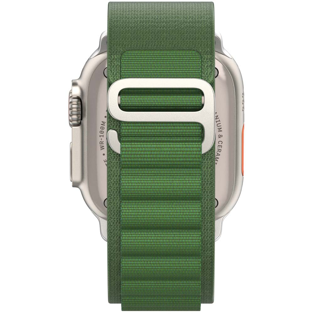 Внешний вид Ремешок ARMORSTANDART Alpina Band для Apple Watch All Series 42/44/45mm Green (ARM64981)