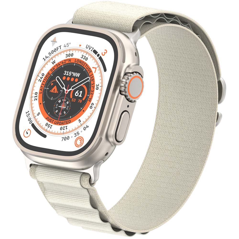 Ремінець ARMORSTANDART Alpina Band для Apple Watch All Series 42/44/45mm Starlight (ARM64975) Матеріал поліестер